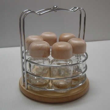 Wooden Spice Rack Set