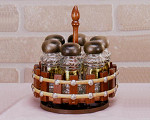 Wooden Spice Rack Set